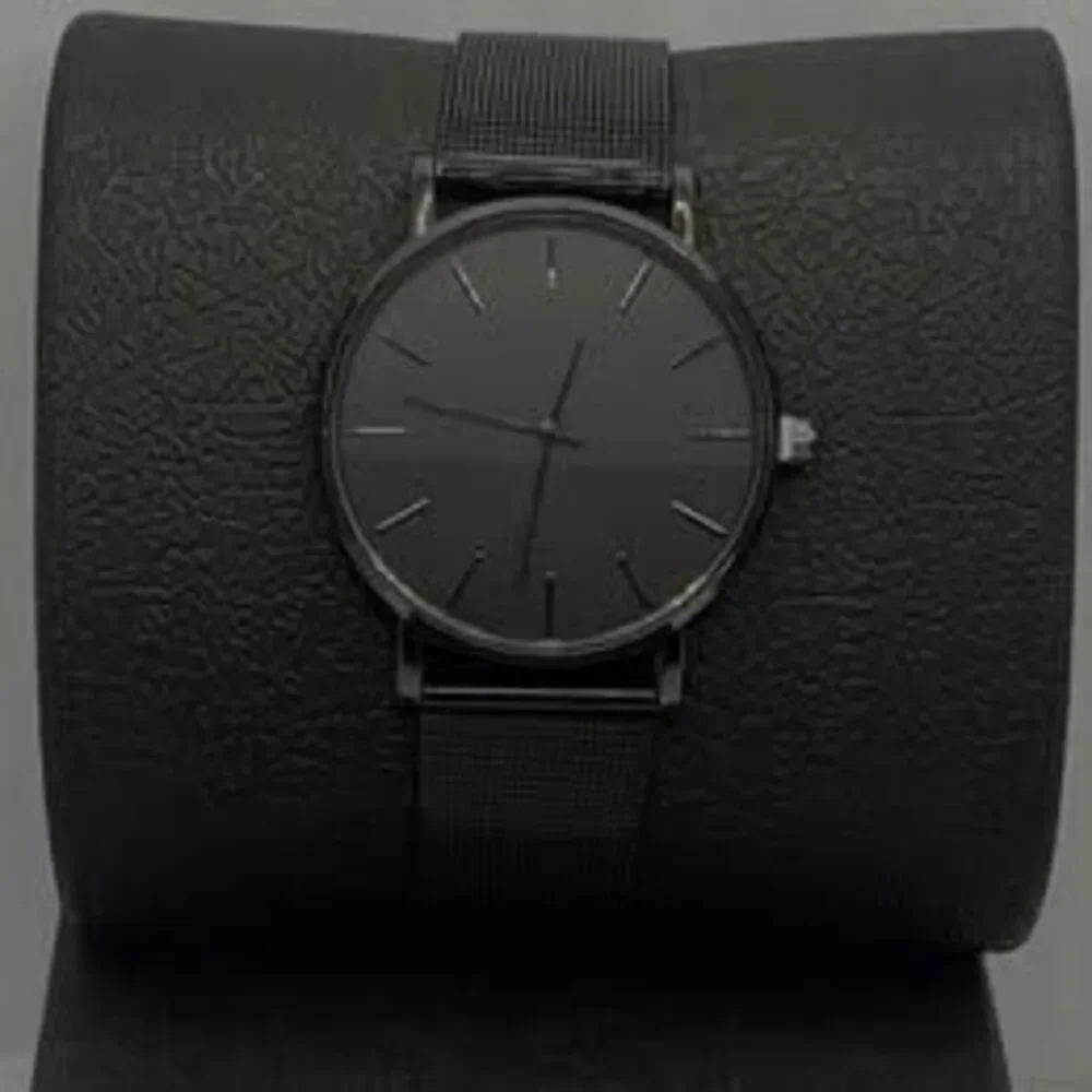 South Lane Black Mesh Analog Dial Quartz Genuine Watch - New